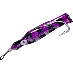 Baitfish - Plum Purple and Silver Twin Mamba