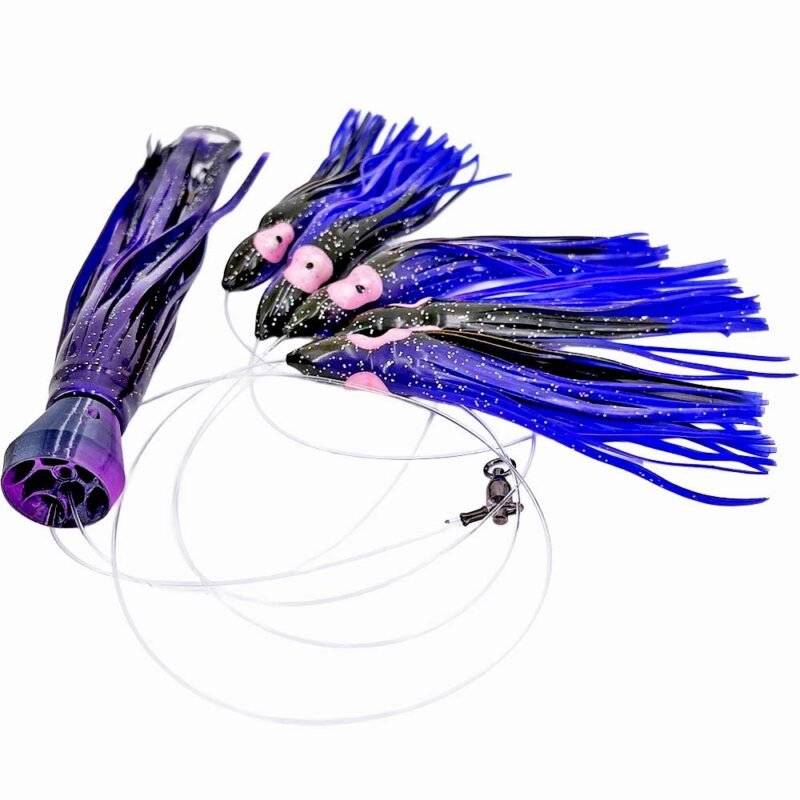 Purple and Black Daisy Chain