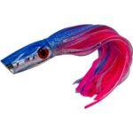 Blue and Pink Slant Head Trolling Lure