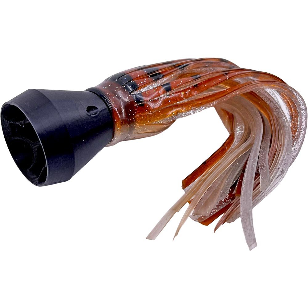 Root Beer Tiger and Silver Sparkle Jet Head Smoker
