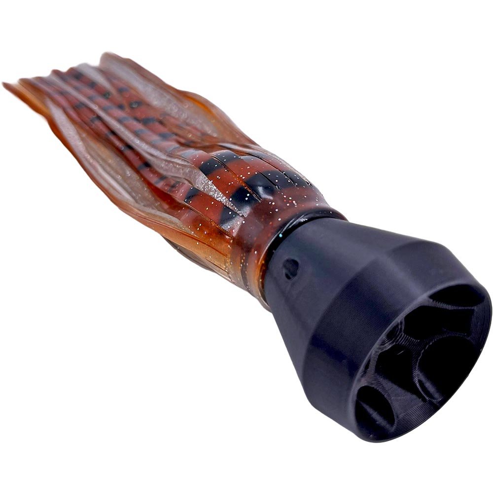 Root Beer Tiger and Silver Sparkle Jet Head Smoker