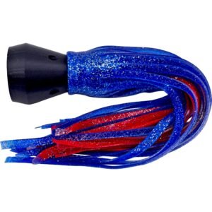 Blue and Red Shimmer Jet Head Smoker