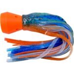 Ice Blue Speckle and Orange