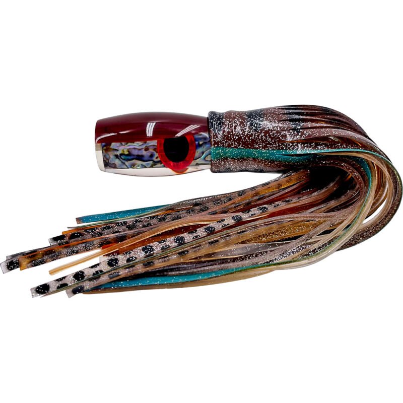 Root Beer Flat Faced Pusher Trolling Lure