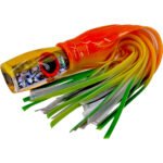 Orange Concave Smoker high speed trolling lure
