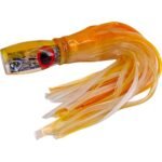 Orange Flat Face Pusher Trolling Lure- Large 14.5″
